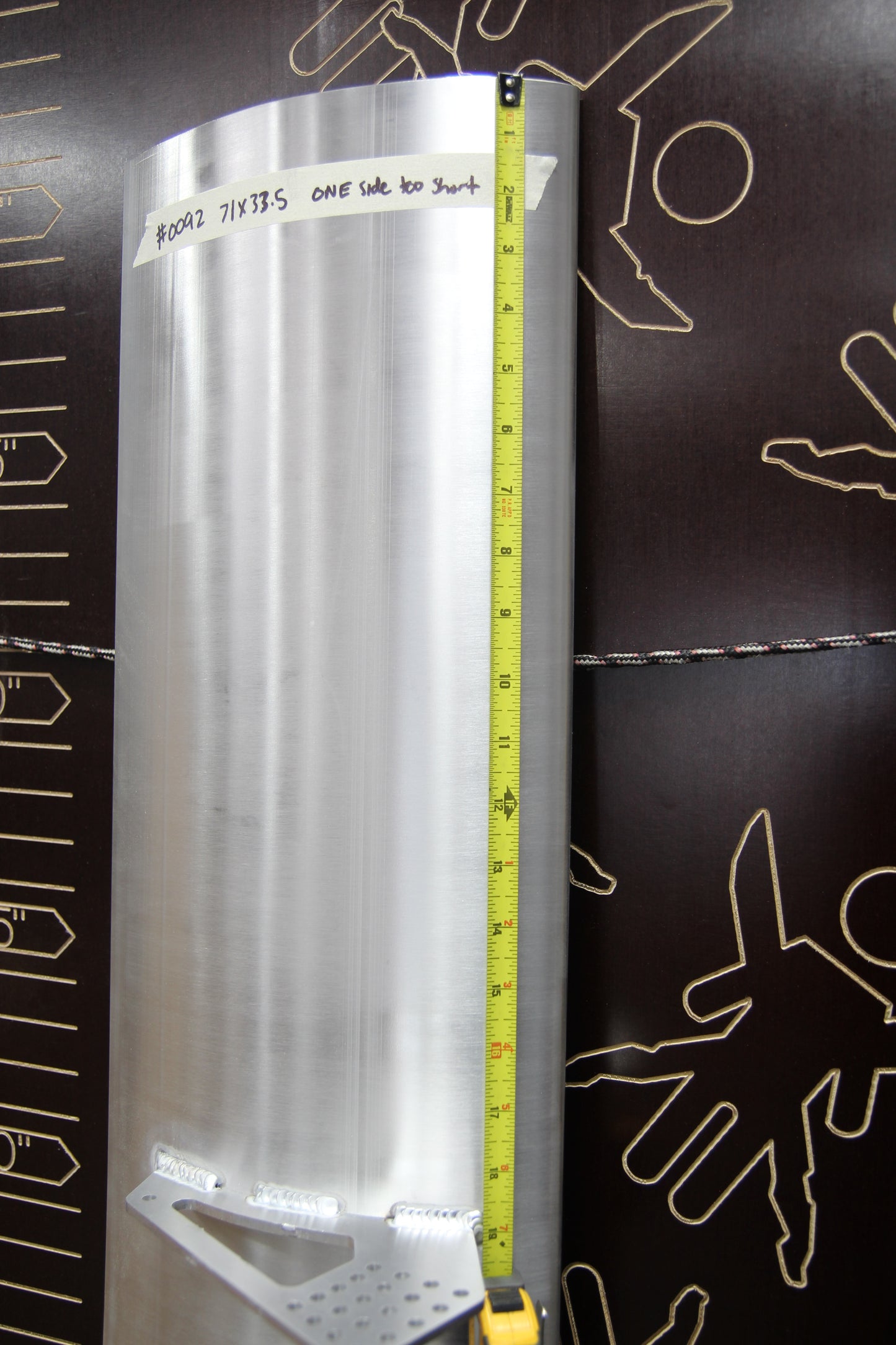 71" wang 33.5" spacing #0092