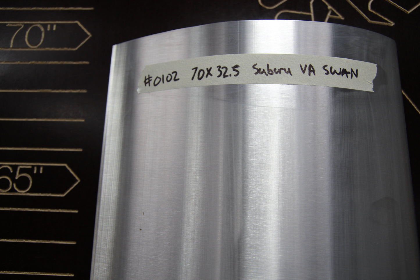 70" wang 32.5" spacing #0102