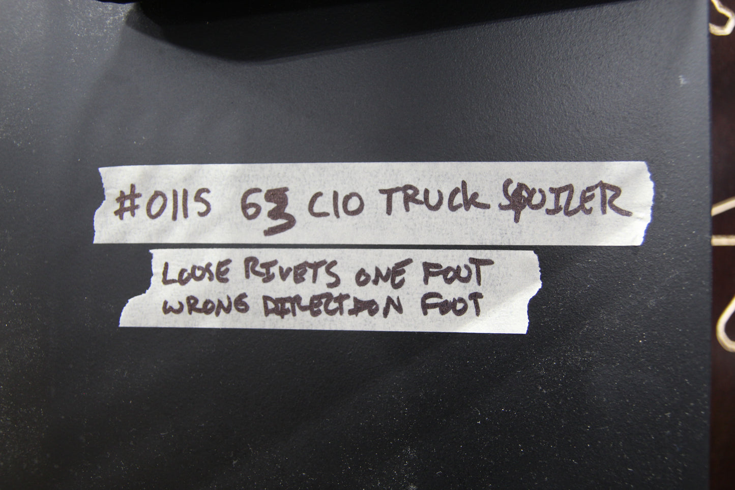 63" truck spoiler #0115