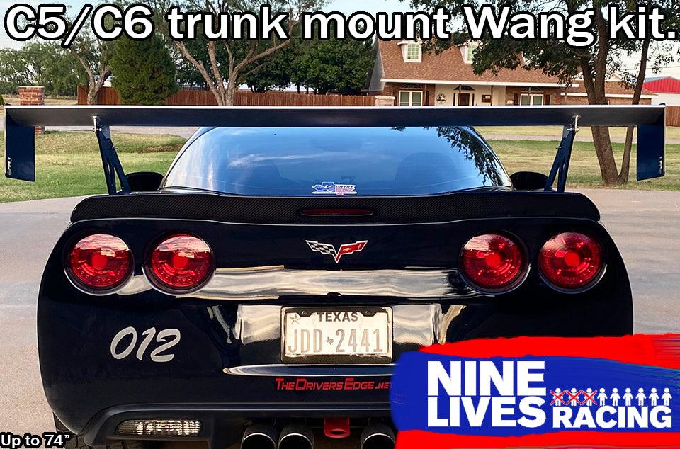 Corvette Big Wang Trunk Mount Kit '97-13 C5/6 - Nine Lives Racing