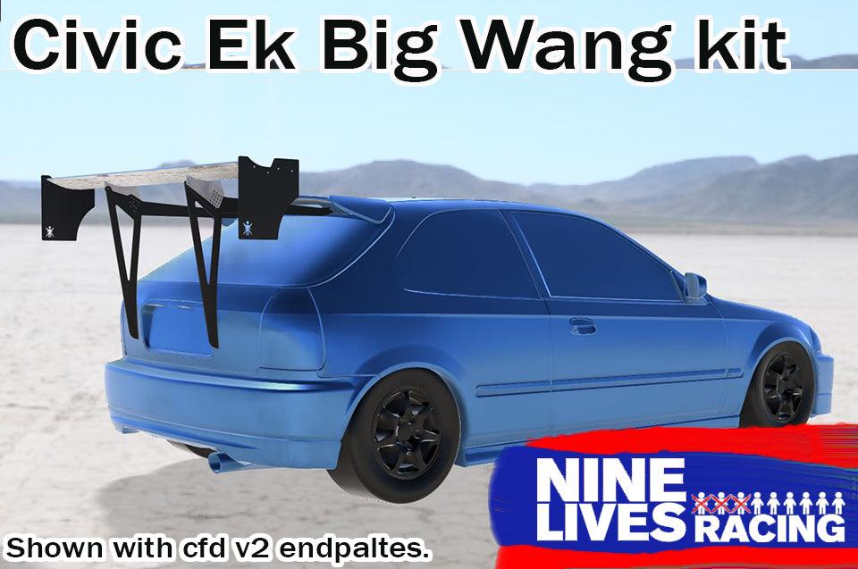 Civic Hatch Ek Wang kit 96-2000 - Nine Lives Racing