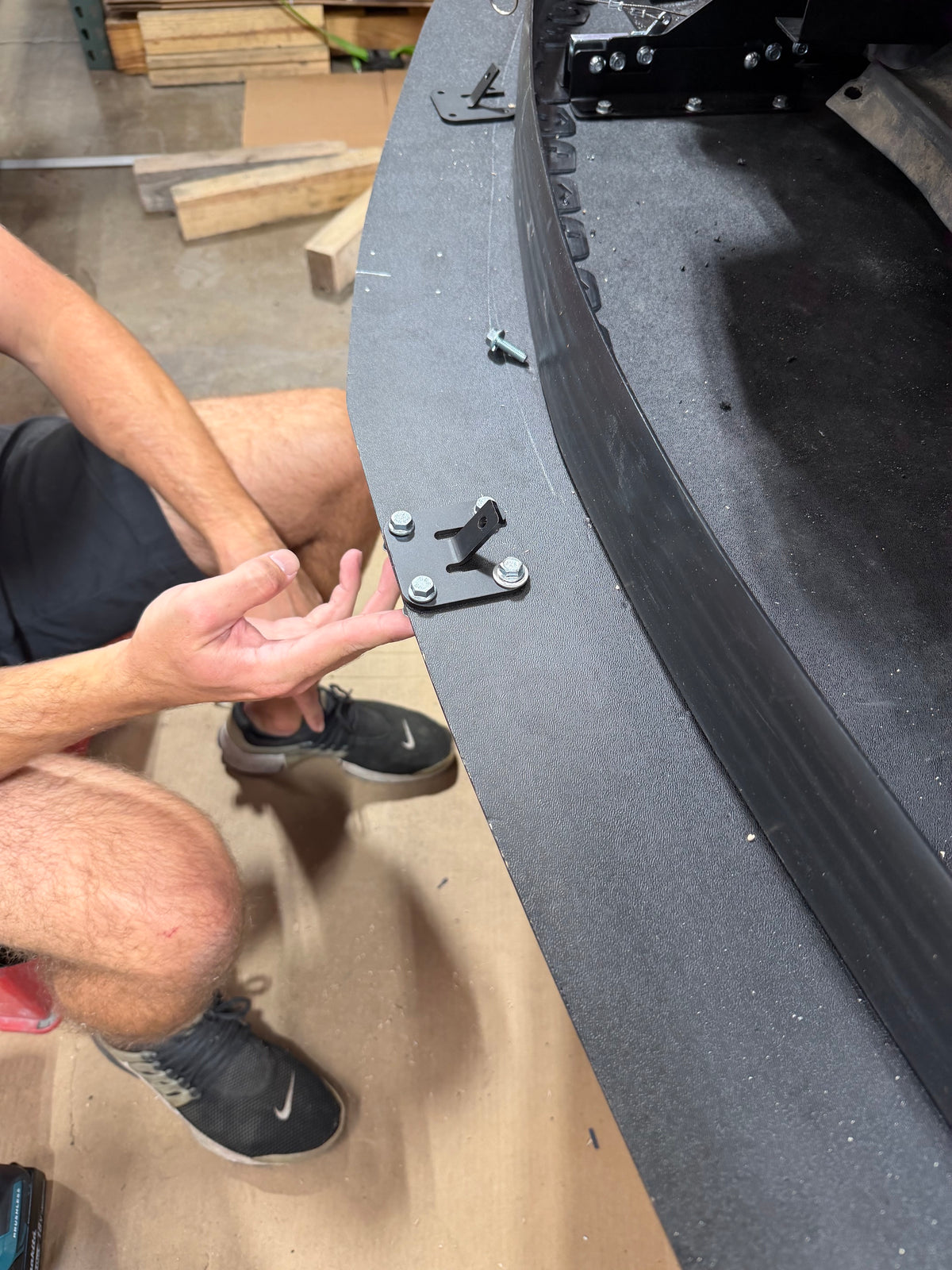 Corvette C6 High Speed Swage Kit for Front Splitter.