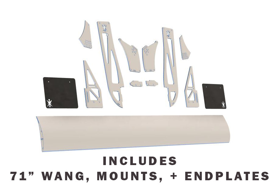NLR Express wing kit for C5 and c6 corvettes.