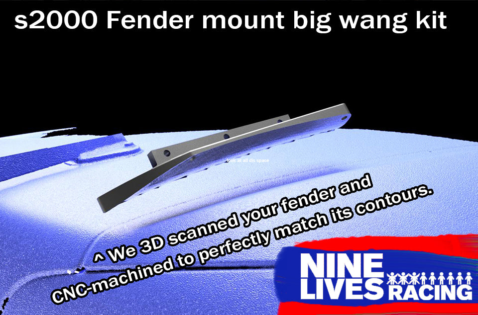 S2000 Big Wang Fender Mount Kit '99-09 AP1/AP2