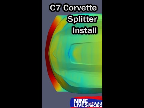Corvette splitter kit C7 with Sturdy Boii mounts