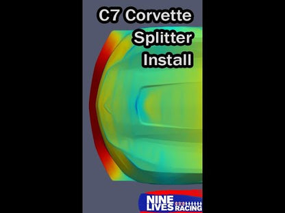 C7 Corvette Quick Release Splitter kit with Sturdy Boii mounts
