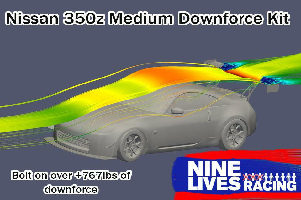 Nissan 350z Medium Downforce Kit 03-2010 - Nine Lives Racing