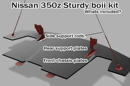 Nissan 350z Medium Downforce Kit 03-2010 - Nine Lives Racing