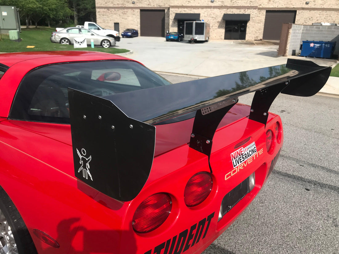 Corvette Carbon Fiber Megga Wang Kit ‘97-13 C5/6 - Nine Lives Racing