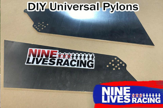 Universal DIY Mounts - Pylons Only - Nine Lives Racing