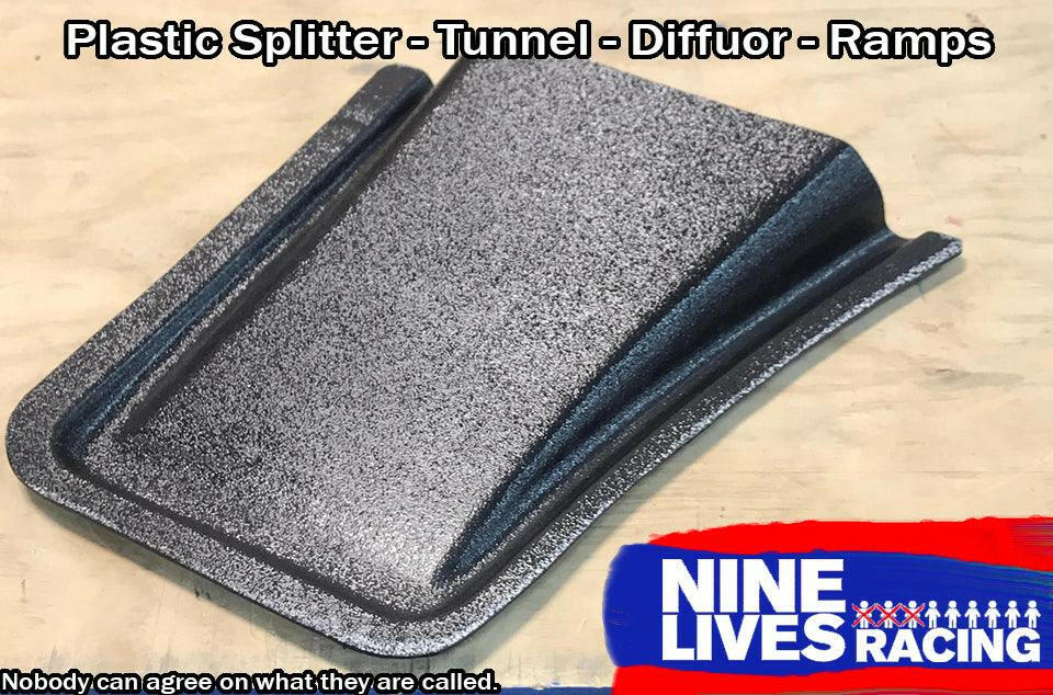 Nine Lives Plastic Splitter Ramps By Morlind Engineering - Nine Lives Racing