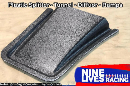 Nine Lives Plastic Splitter Ramps By Morlind Engineering - Nine Lives Racing