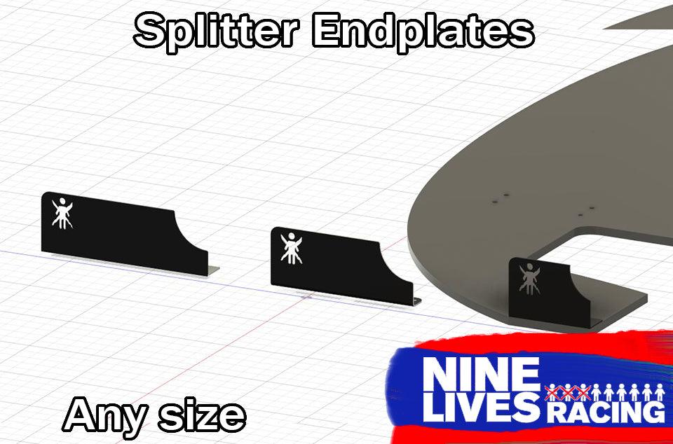 Splitter Endplates AKA Spill Boards. - Nine Lives Racing