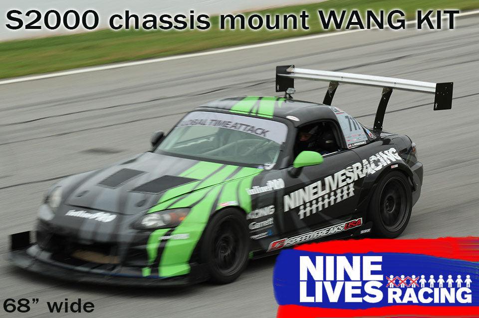 S2000 Big Wang Chassis Mount Kit '99-09 AP1/AP2 - Nine Lives Racing