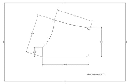 Nine Lives Plastic Splitter Ramps By Morlind Engineering - Nine Lives Racing