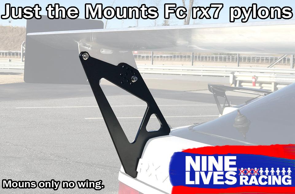 Fc Rx7 Wing Mounts - Pylons Only - Nine Lives Racing
