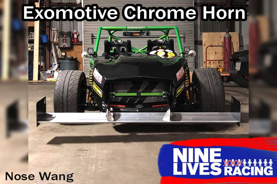 Exocet Chrome Horn Nose Wang Kit - Nine Lives Racing