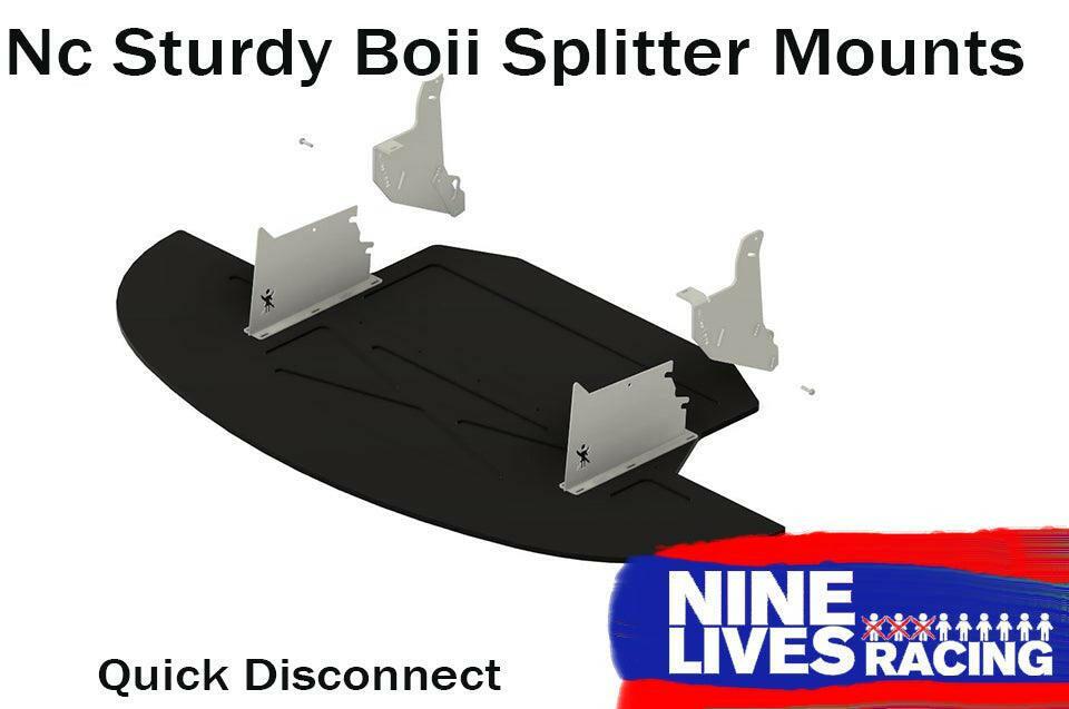 MX5 Sturdy Boii Splitter Mounts '06-15 NC1/2/3 - Nine Lives Racing