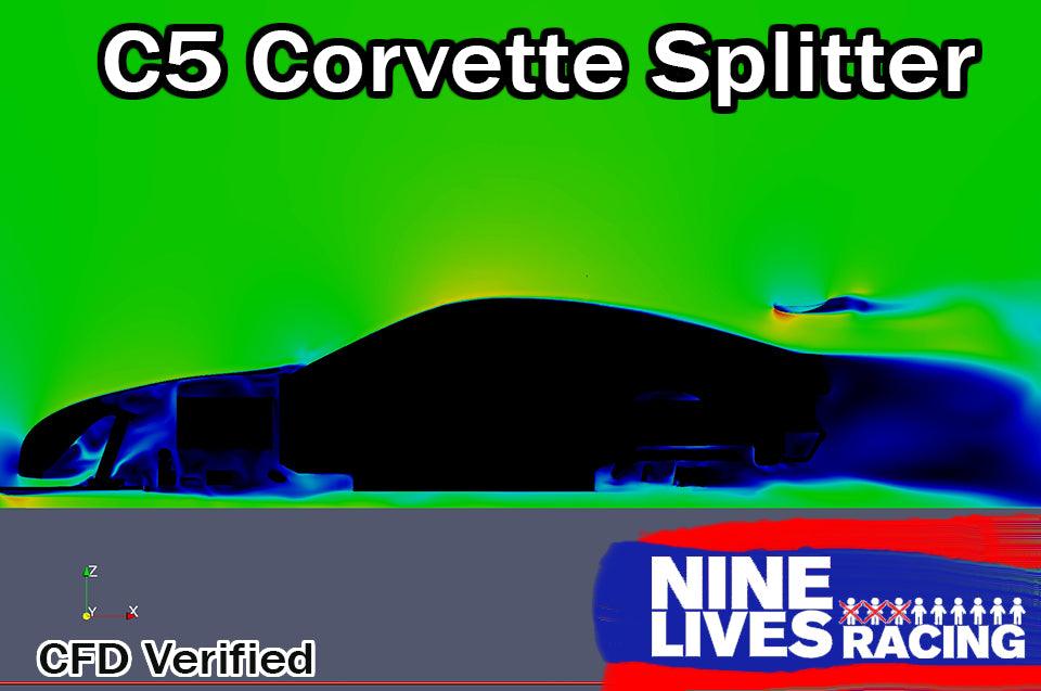 Corvette Medium Downforce Kit '97-04 C5 – Nine Lives Racing