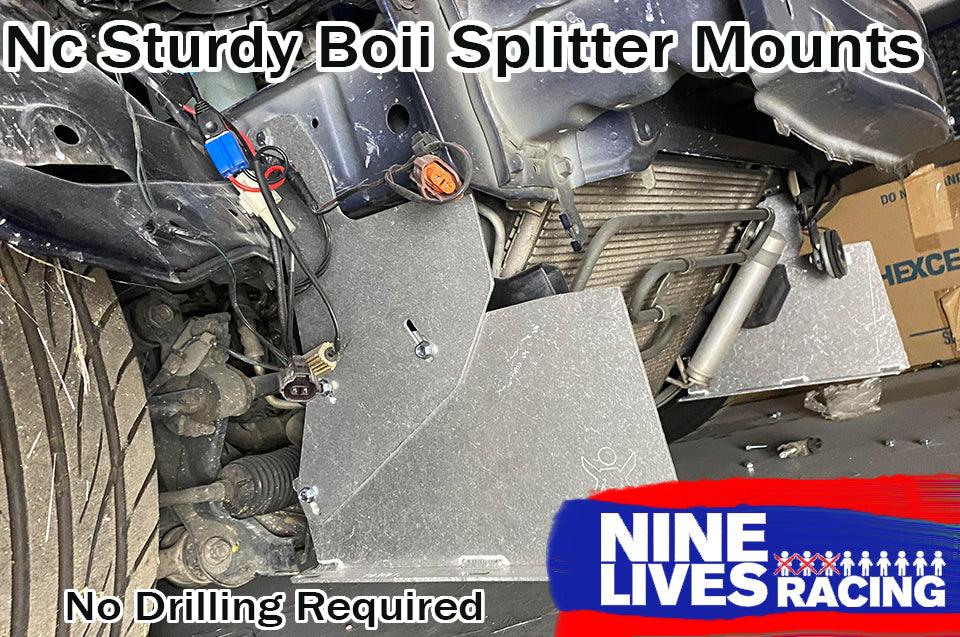 MX5 Sturdy Boii Splitter Mounts '06-15 NC1/2/3 - Nine Lives Racing
