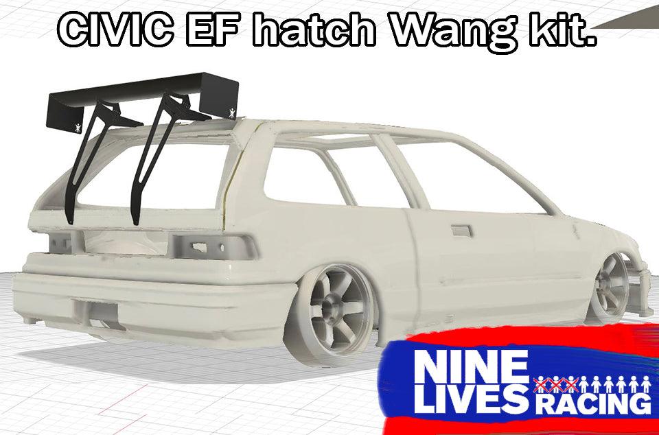 Take your Civic Hatch EF to the next level with the Big Wang kit 