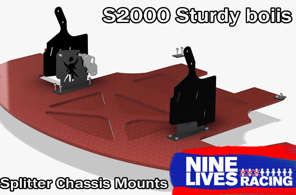 S2000 Sturdy Boii Splitter Mounts - Nine Lives Racing