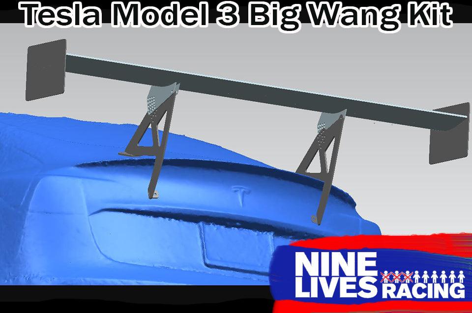 Tesla Model 3 Big Wang kit - Nine Lives Racing