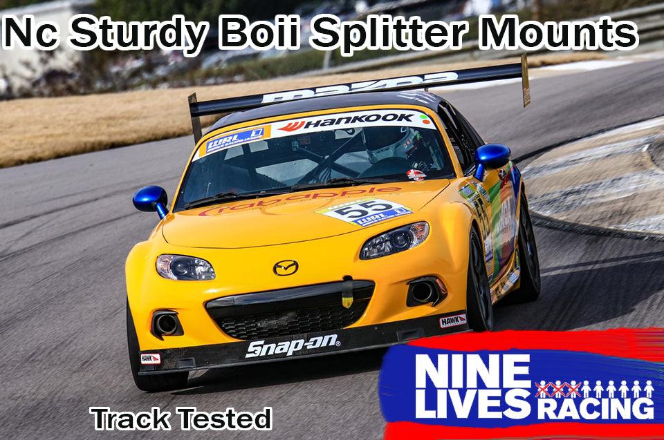MX5 Sturdy Boii Splitter Mounts '06-15 NC1/2/3 - Nine Lives Racing