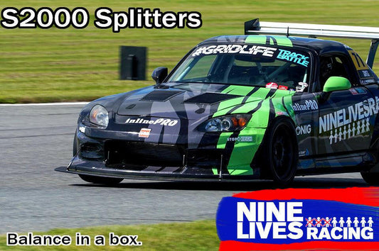 S2000 Rocket Nose Splitter for Voltex bumbers  ’99-09 - Nine Lives Racing